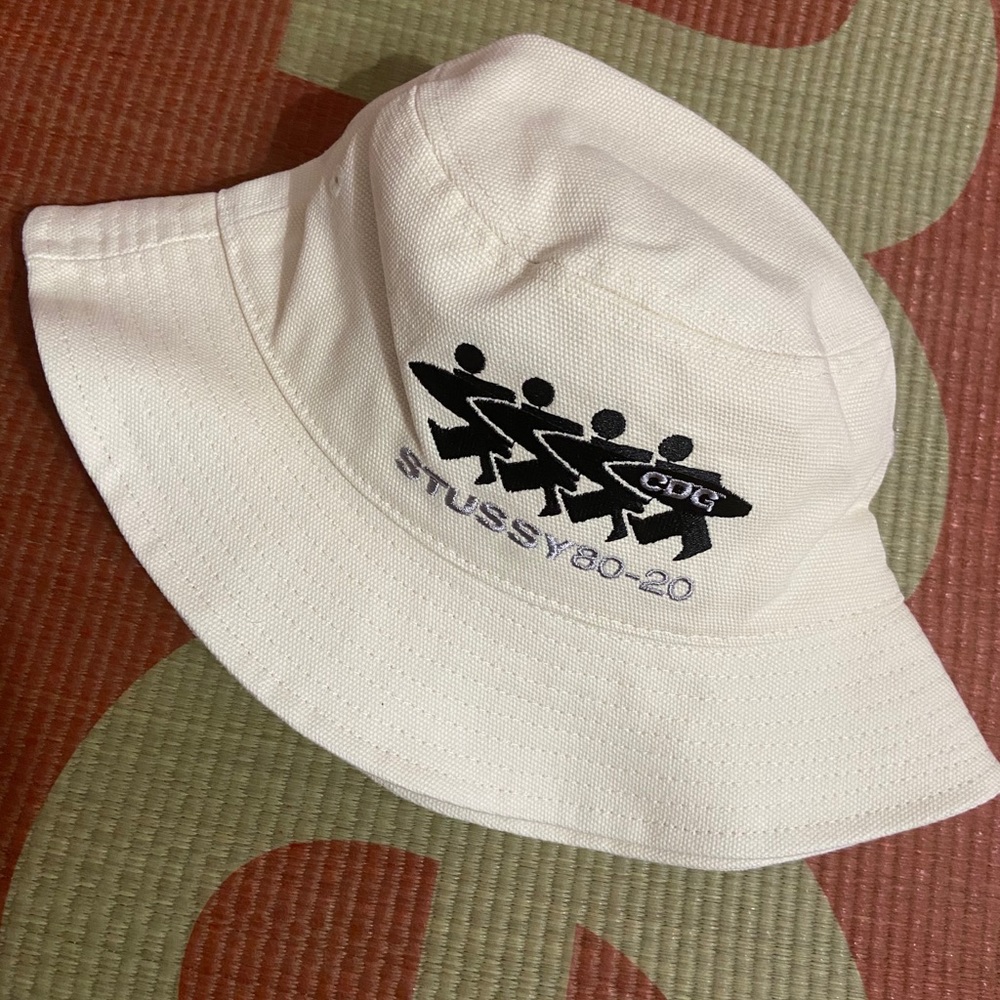 Stussy x Comme des Garçons Canvas Bucket Hat